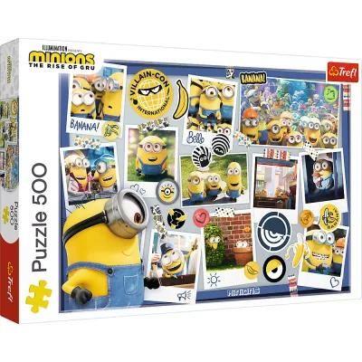 Trefl, puzzle, Minionki, Zwariowana kolekcja zdjęć