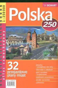 POLSKA 1:250 000 32 PRZEJAZDOWE PLANY MIAST ATLAS