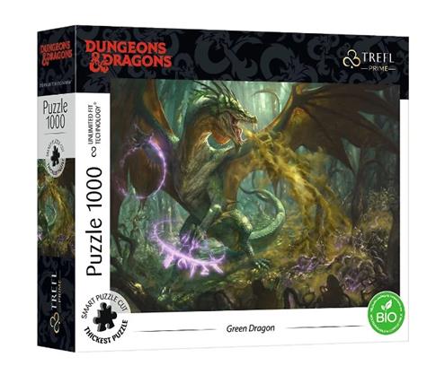 Trefl, puzzle, UFT Green Dragon, Hasbro Dungeons