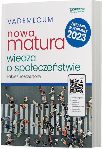 NOWA MATURA 2023. WIEDZA O SPOŁECZEŃSTWIE. VADEMEC