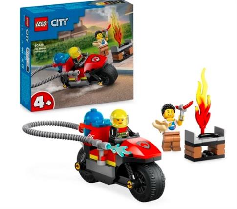 LEGO CITY, KLOCKI, STRAŻACKI MOTOCYKL RATUNKOWY