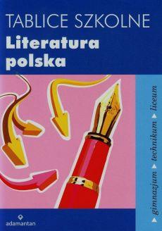 TABLICE SZKOLNE LITERATURA POLSKA