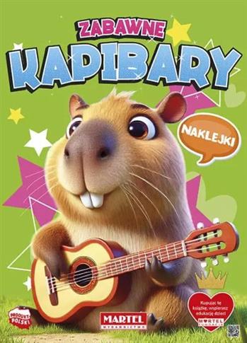 ZABAWNE KAPIBARY Z NAKLEJKAMI
