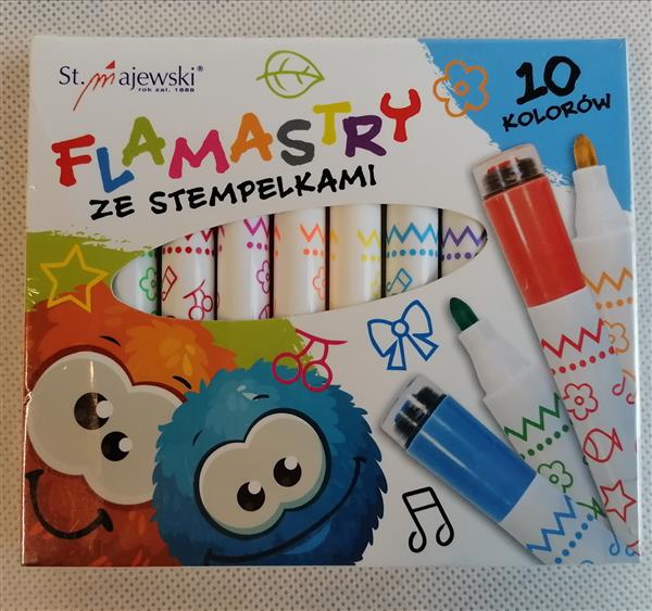 FLAMASTRY ZE STEMPELKAMI ST. MAJEWSKI