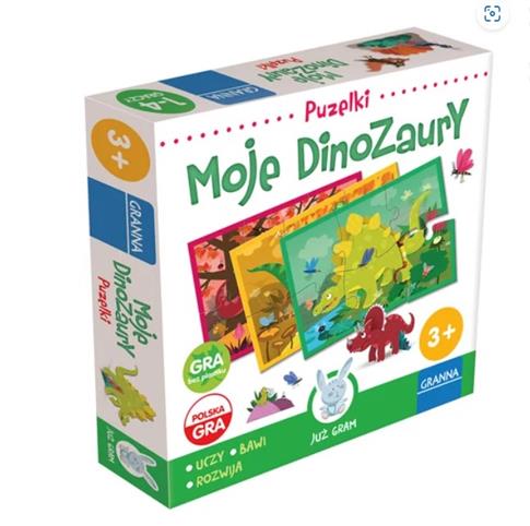 MOJE DINOZAURY, GRA PLANSZOWA, GRANNA