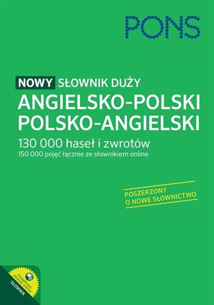 NOWY SŁOWNIK DUŻY ANGIELSKO-POLSKI, POLSKO-ANGIELS