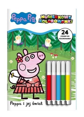 Peppa Pig Numerkowe kolorowanki cz.2 Peppa