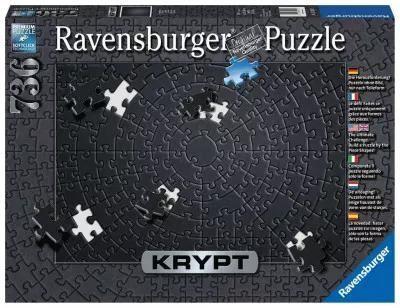 Ravensburger, puzzle, Krypt, Czarne, 736 el.