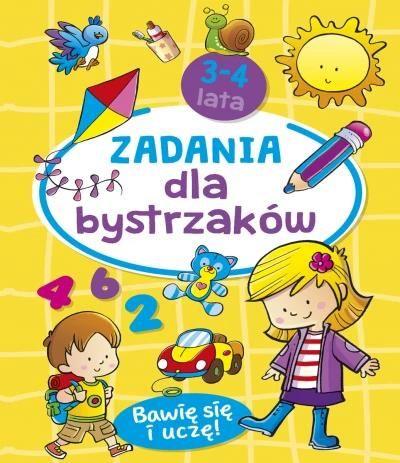 Zadania dla bystrzaków 3-4 lata, żółta