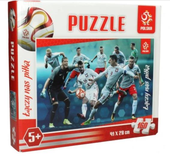 PUZZLE POLSKA BIAŁO-CZERWONE