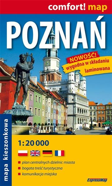 POZNAŃ PLAN MIASTA 1:20 000