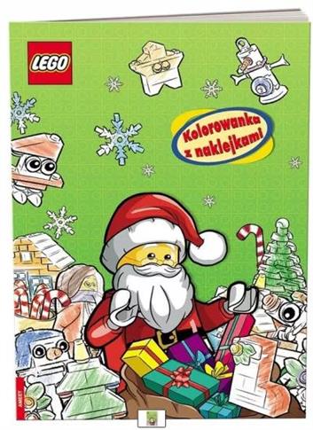 Lego. Kolorowanka z naklejkami