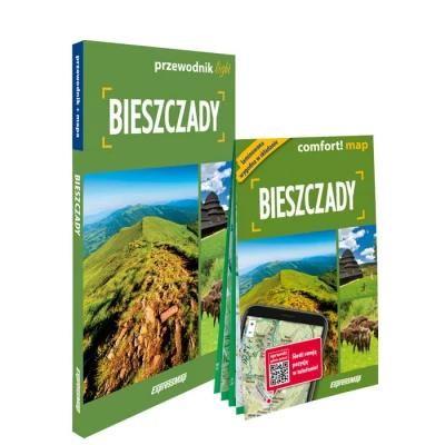 Bieszczady light: przewodnik + mapa