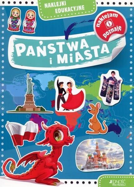 NAKLEJKI EDUKACYJNE. PAŃSTWA I MIASTA