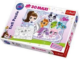 PUZZLE MAXI 30 ELEMENTÓW. LITTLEST PET SHOP