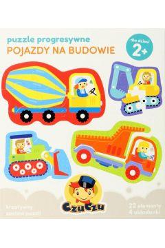 PUZZLE PROGRESYWNE POJAZDY NA BUDOWIE BRIGHT JUNIO