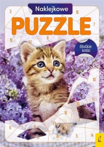 NAKLEJKOWE PUZZLE. SŁODKIE KOTKI