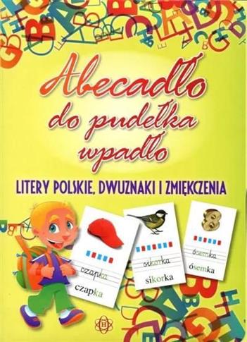 Abecadło do pudełka wpadło. Litery polskie dwuznak