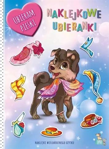 Pieski. Naklejkowe ubieranki