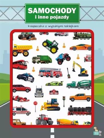 SAMOCHODY I INNE POJAZDY. KSIĄŻECZKA Z WYPUKŁYMI N