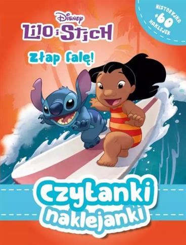 Czytanki naklejanki. Disney Lilo i Stitch. Złap fa