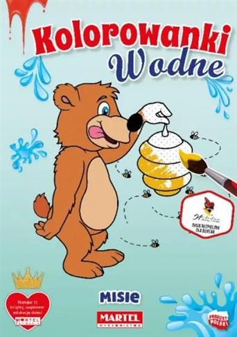 kolorowanki wodne misie