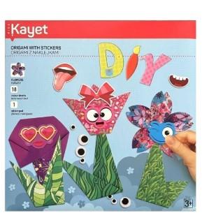 ORIGAMI Z NAKLEJKAMI ZESTAW KREATYWNY 3