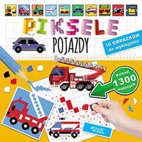 PIKSELE - POJAZDY. 10 OBRAZKÓW DO WYKLEJANIA
