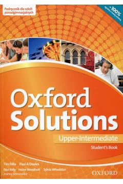 OXFORD SOLUTIONS. UPPER-INTERMEDIATE STUDENT S BOO