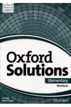 OXFORD SOLUTIONS. ELEMENTARY. ĆWICZENIA