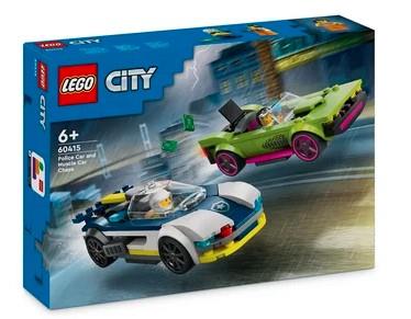 LEGO City, klocki, Pościg radiowozu za muscle care