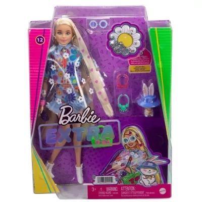 Barbie. HDJ45 Extra komplet w kwiatki, blond włosy