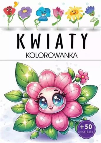 Kwiaty. Kolorowanka