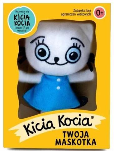 Kicia Kocia, maskotka pluszowa w pudełku, 17 cm