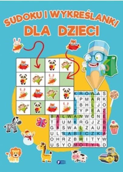 SUDOKU I WYKREŚLANKI DLA DZIECI
