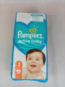 Pampersy Pampers active baby,  3 52szt
