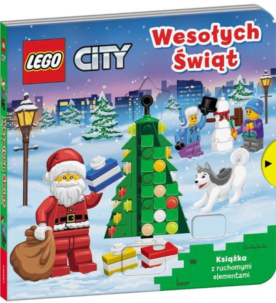 Książka LEGO CITY. Wesołych Świąt. Książka z rucho