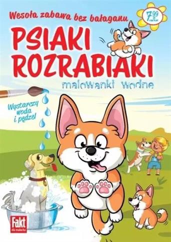 PSIAKI ROZRABIAKI. MALOWANKI WODNE