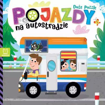 POJAZDY NA AUTOSTRADZIE. DUŻE PUZZLE