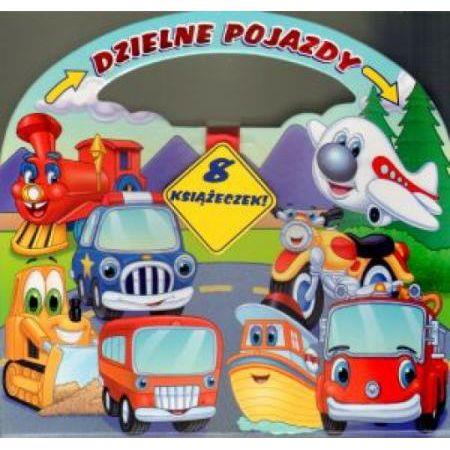 Dzielne pojazdy. Pakiet 8 książeczek